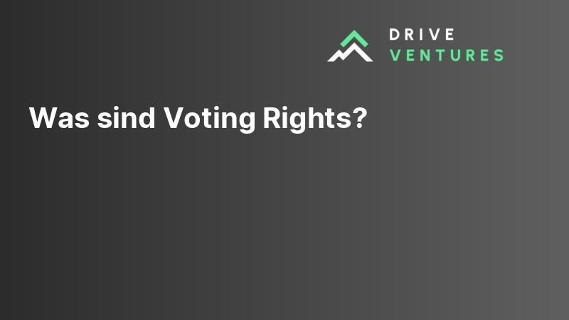 Was sind Voting Rights?